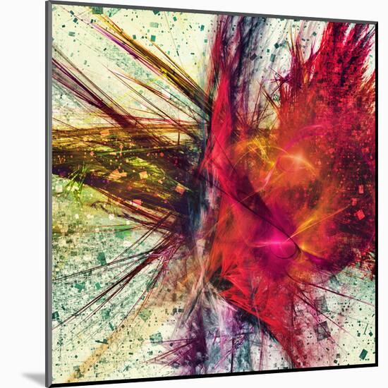 Explosive colors-Jean-François Dupuis-Mounted Art Print