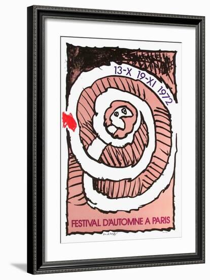 Expo 035 - Festival d'Automne II-Pierre Alechinsky-Framed Collectable Print