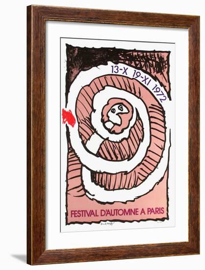 Expo 035 - Festival d'Automne II-Pierre Alechinsky-Framed Collectable Print