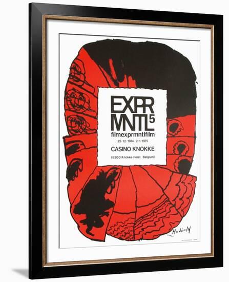 Expo 046 - Casino Knokke-Pierre Alechinsky-Framed Collectable Print