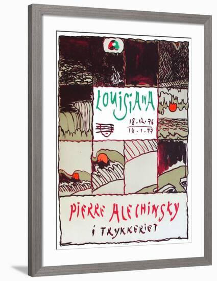 Expo 061 - I Trykkeriet II-Pierre Alechinsky-Framed Premium Edition