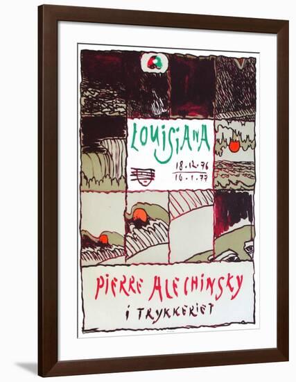 Expo 061 - I Trykkeriet II-Pierre Alechinsky-Framed Premium Edition