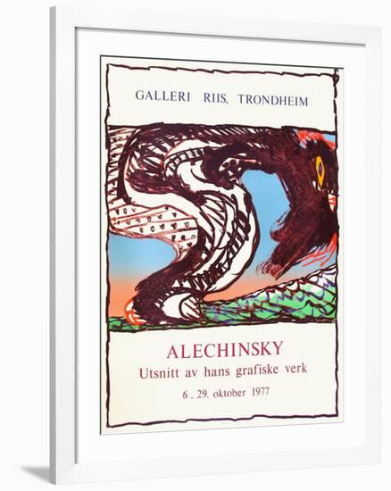 Expo 068 - Galleri Riis-Pierre Alechinsky-Framed Collectable Print