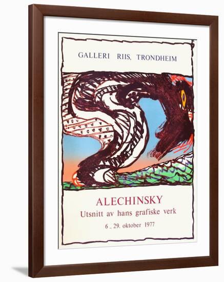 Expo 068 - Galleri Riis-Pierre Alechinsky-Framed Collectable Print