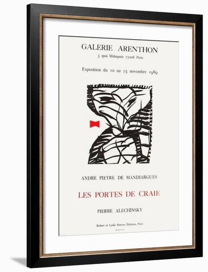 Expo 119 - Galerie Arenthon-Pierre Alechinsky-Framed Collectable Print