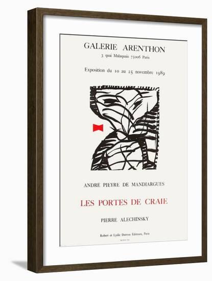 Expo 119 - Galerie Arenthon-Pierre Alechinsky-Framed Collectable Print