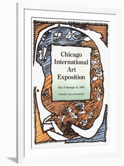 Expo 132 - Chicago Art Exposition-Pierre Alechinsky-Framed Collectable Print