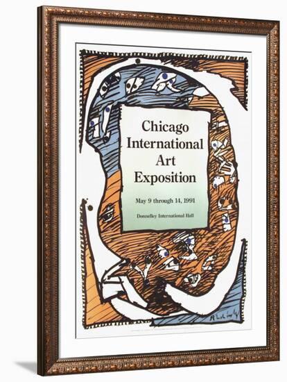 Expo 132 - Chicago Art Exposition-Pierre Alechinsky-Framed Collectable Print