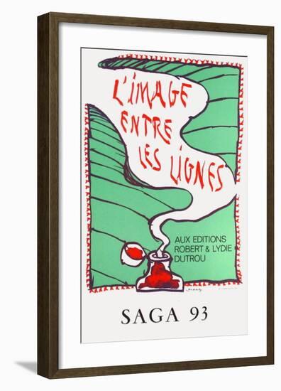 Expo 136 - Saga 93-Pierre Alechinsky-Framed Collectable Print