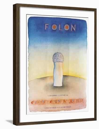 Expo 1980 - Galerie Charles Kriwin-Jean Michel Folon-Framed Collectable Print