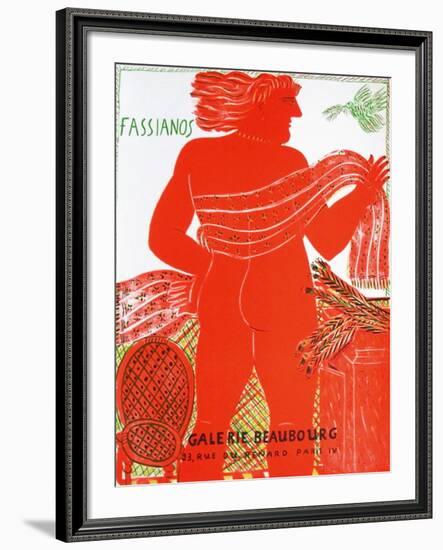 Expo 1981 - Galerie Beaubourg-Alexandre Fassianos-Framed Collectable Print