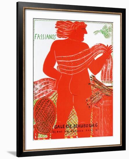 Expo 1981 - Galerie Beaubourg-Alexandre Fassianos-Framed Collectable Print