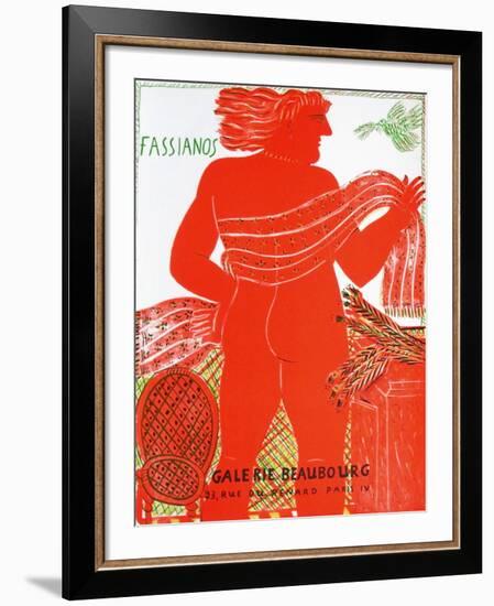 Expo 1981 - Galerie Beaubourg-Alexandre Fassianos-Framed Collectable Print