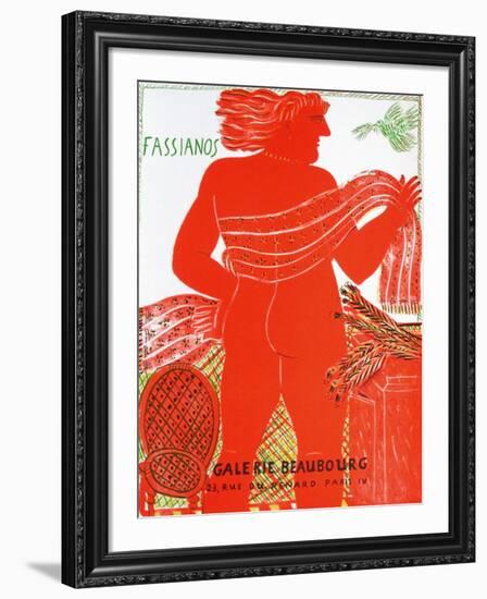 Expo 1981 - Galerie Beaubourg-Alexandre Fassianos-Framed Collectable Print