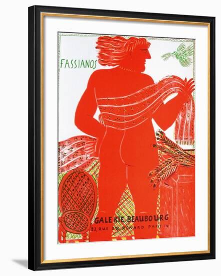 Expo 1981 - Galerie Beaubourg-Alexandre Fassianos-Framed Collectable Print