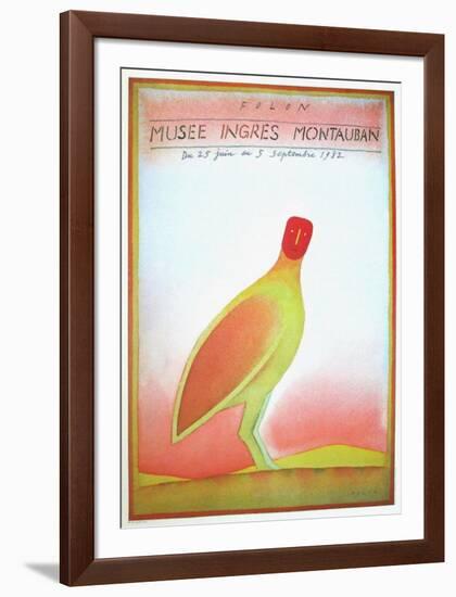 Expo 1982 - Musée Ingres-Jean Michel Folon-Framed Collectable Print