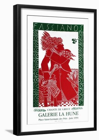 Expo 1991 - Galerie La Hune 2-Alexandre Fassianos-Framed Collectable Print