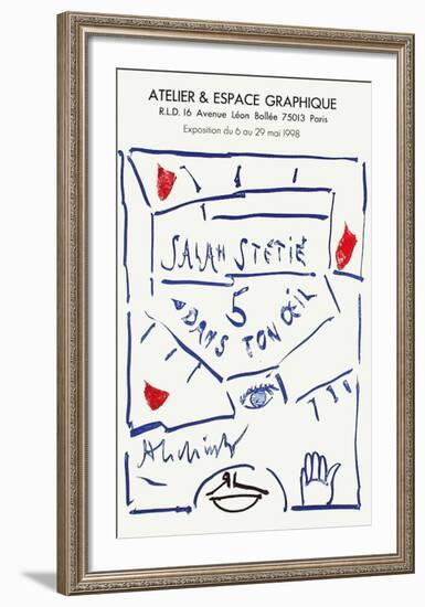 Expo 1998 - Atelier & Espace Graphique-Pierre Alechinsky-Framed Collectable Print