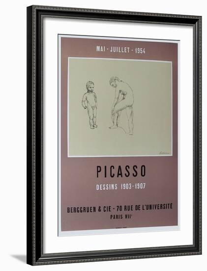 Expo 54 - Galerie Berggruen-Pablo Picasso-Framed Collectable Print