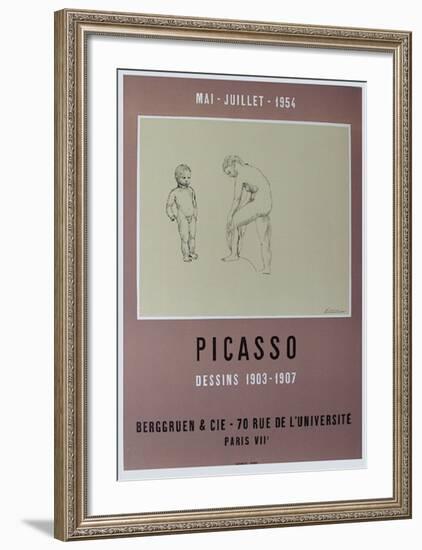 Expo 54 - Galerie Berggruen-Pablo Picasso-Framed Collectable Print