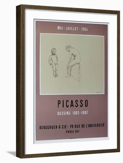 Expo 54 - Galerie Berggruen-Pablo Picasso-Framed Collectable Print