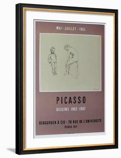 Expo 54 - Galerie Berggruen-Pablo Picasso-Framed Collectable Print