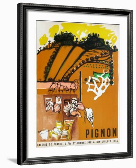 Expo 55 - Galerie de France-Edouard Pignon-Framed Collectable Print