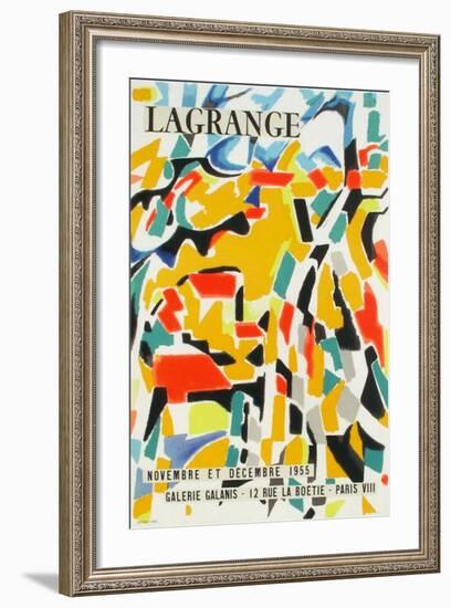 Expo 55 - Galerie Galanis-Jacques Lagrange-Framed Collectable Print