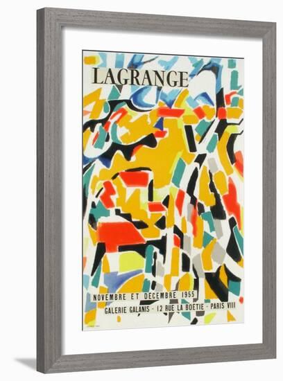 Expo 55 - Galerie Galanis-Jacques Lagrange-Framed Collectable Print