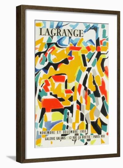 Expo 55 - Galerie Galanis-Jacques Lagrange-Framed Collectable Print