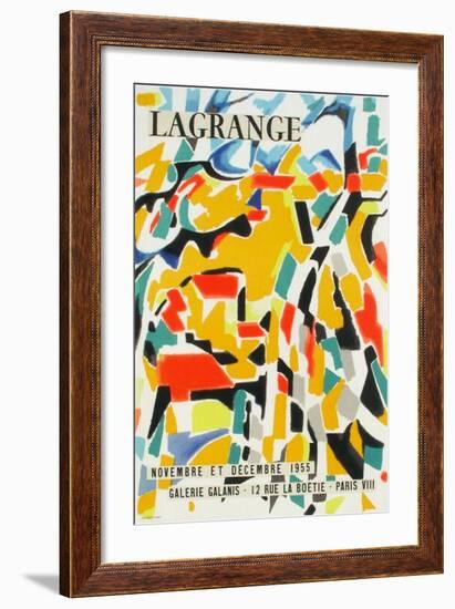 Expo 55 - Galerie Galanis-Jacques Lagrange-Framed Collectable Print