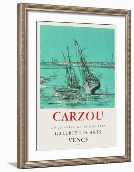 Expo 57 - Galerie Les Arts-Jean Carzou-Framed Collectable Print