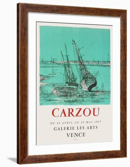 Expo 57 - Galerie Les Arts-Jean Carzou-Framed Collectable Print