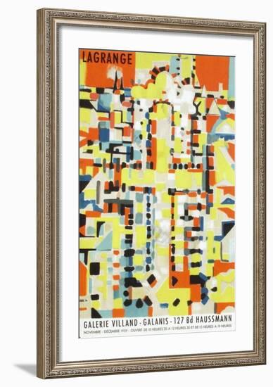 Expo 59 - Galerie Villand Galanis-Jacques Lagrange-Framed Collectable Print