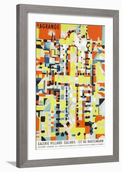 Expo 59 - Galerie Villand Galanis-Jacques Lagrange-Framed Collectable Print