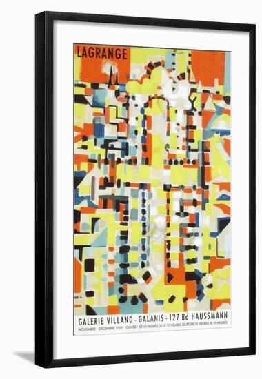 Expo 59 - Galerie Villand Galanis-Jacques Lagrange-Framed Collectable Print