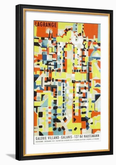 Expo 59 - Galerie Villand Galanis-Jacques Lagrange-Framed Collectable Print
