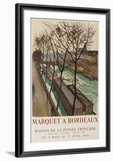 Expo 60 - Maison de la Pensée Française-Albert Marquet-Framed Collectable Print