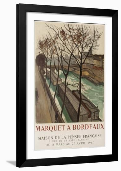 Expo 60 - Maison de la Pensée Française-Albert Marquet-Framed Collectable Print