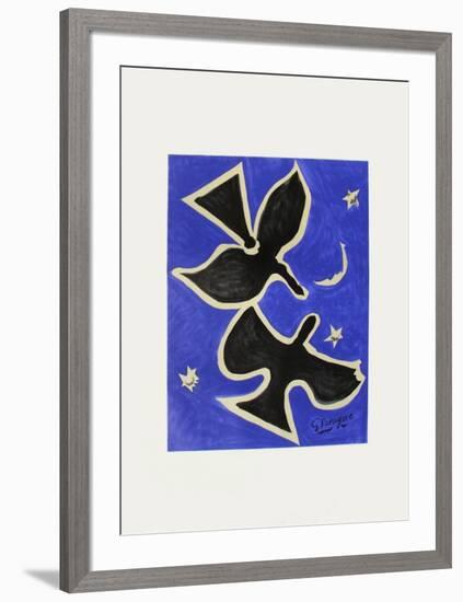 Expo 61 - Musée Galliéra (avant la lettre)-Georges Braque-Framed Collectable Print