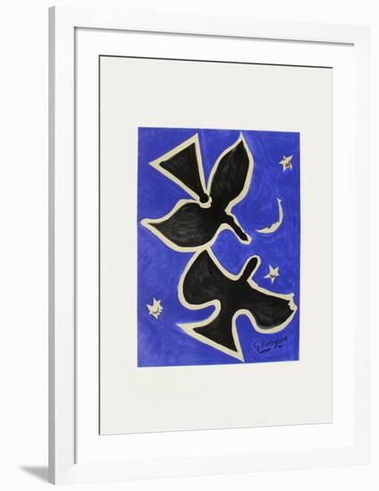 Expo 61 - Musée Galliéra (avant la lettre)-Georges Braque-Framed Collectable Print