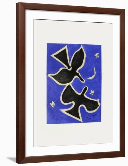 Expo 61 - Musée Galliéra (avant la lettre)-Georges Braque-Framed Collectable Print