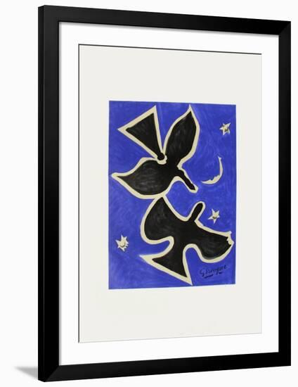 Expo 61 - Musée Galliéra (avant la lettre)-Georges Braque-Framed Collectable Print