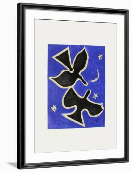 Expo 61 - Musée Galliéra (avant la lettre)-Georges Braque-Framed Collectable Print