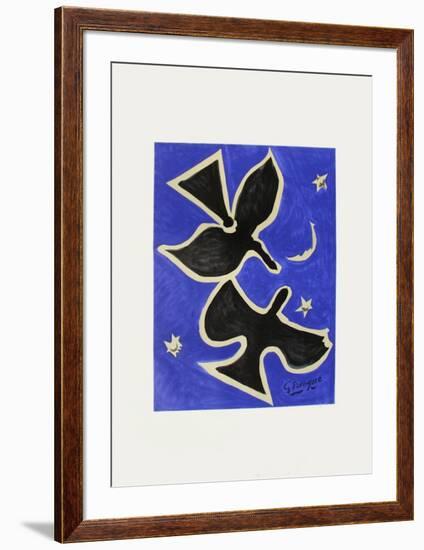 Expo 61 - Musée Galliéra (avant la lettre)-Georges Braque-Framed Collectable Print