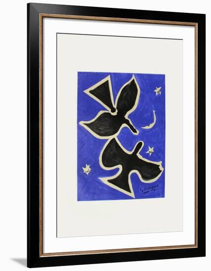 Expo 61 - Musée Galliéra (avant la lettre)-Georges Braque-Framed Collectable Print