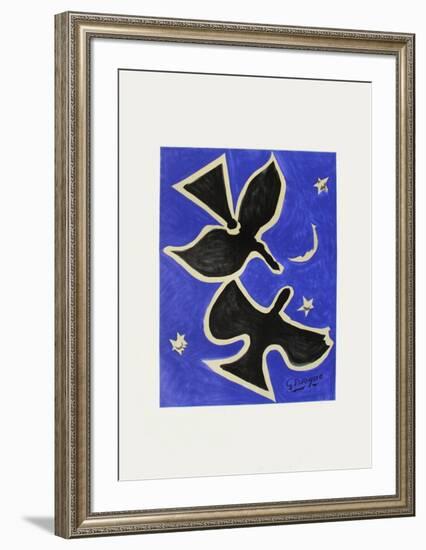 Expo 61 - Musée Galliéra (avant la lettre)-Georges Braque-Framed Collectable Print