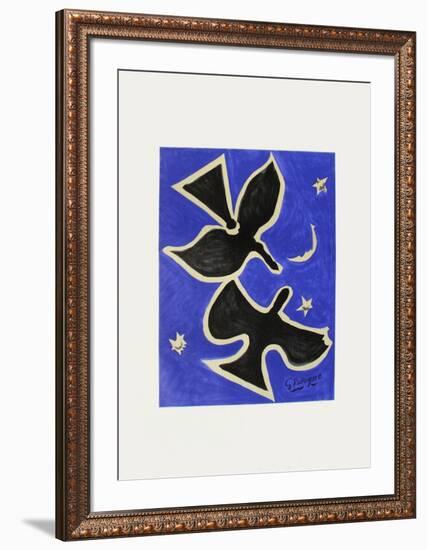 Expo 61 - Musée Galliéra (avant la lettre)-Georges Braque-Framed Collectable Print