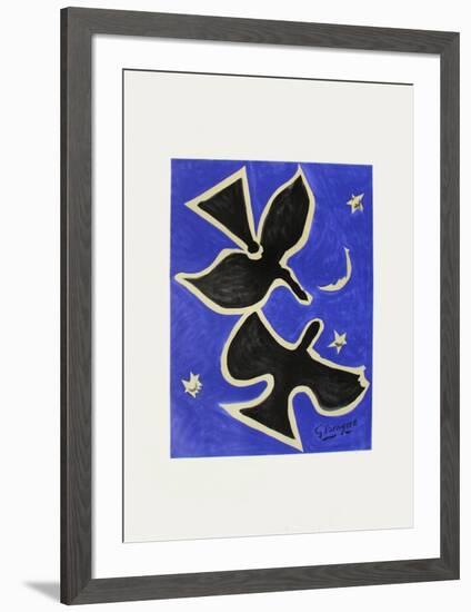 Expo 61 - Musée Galliéra (avant la lettre)-Georges Braque-Framed Collectable Print