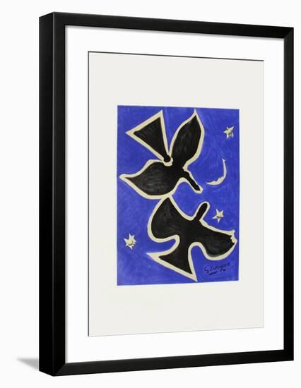 Expo 61 - Musée Galliéra (avant la lettre)-Georges Braque-Framed Collectable Print